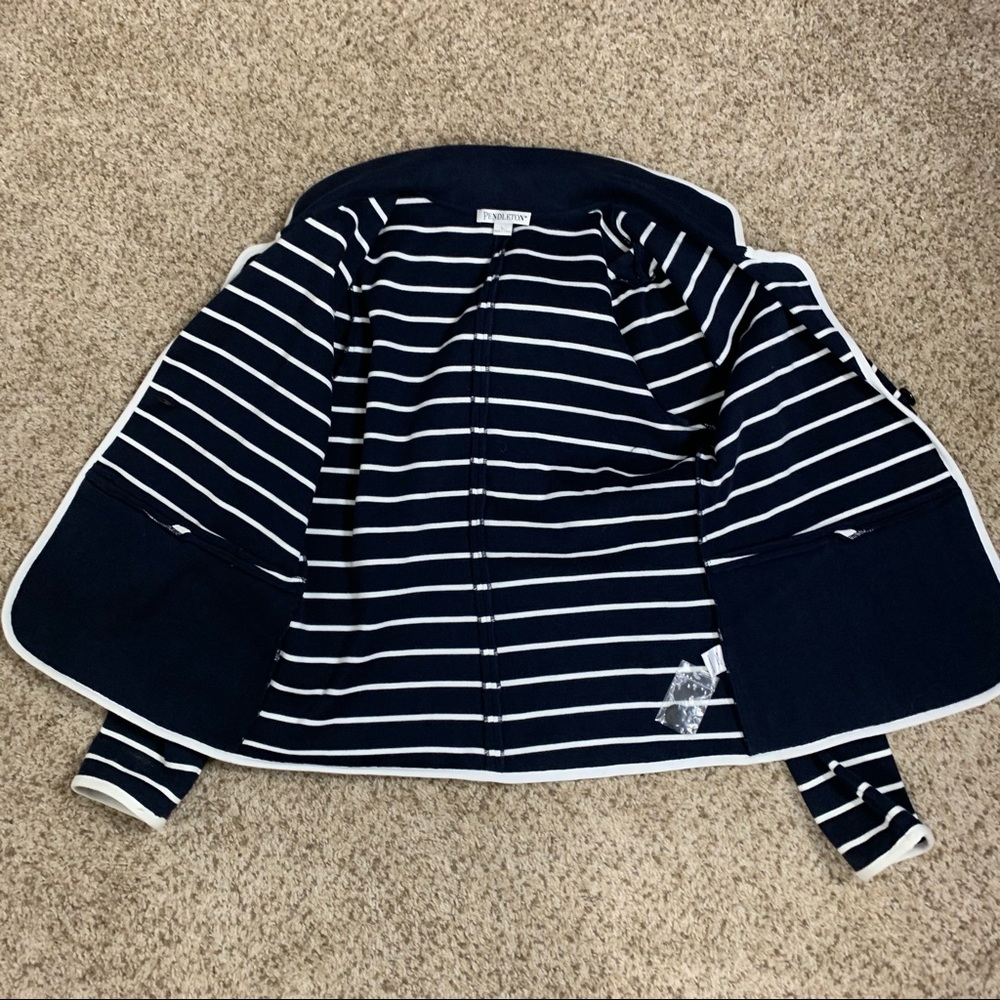 Pendleton Striped Blazer - image 5